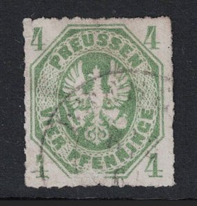 Prussia SC# 15 Used / Tiny Lower Pulled Perf - S19358