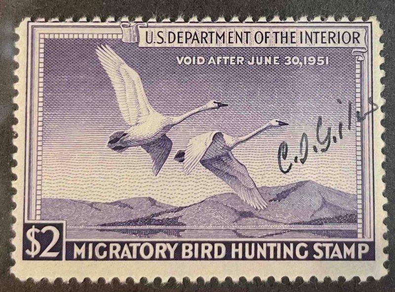 US Stamps #RW17 Used Federal Ducks #RW17A157