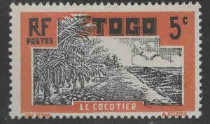 TOGO Scott 219 MH* stamp