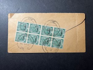 1939 Kuwait Overprint India Postage Cover to Bombay India