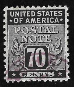 #PN16 70 cent Super Postal Note Stamp used EGRADED XF 91 XXF