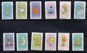 France 2021 Sc#6037-6048 The Little Prince Used