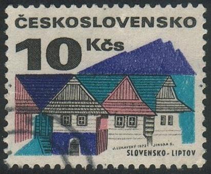 Czechoslovakia#1740 A - Old House, Liptov - Used