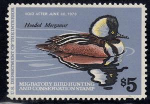 U.S. Scott #RW45 $5 Duck Stamp - Mint NH Single
