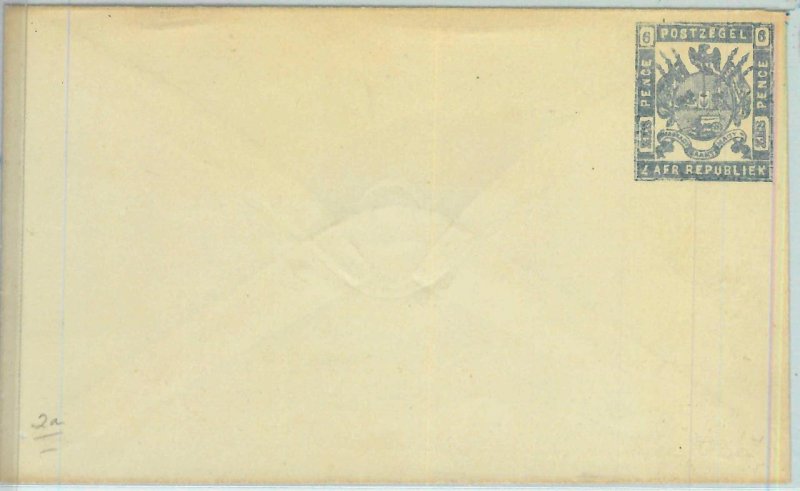 BK0226  - Z.A.R. SOUTH AFRICA -  POSTAL HISTORY -  Stationery Cover H.G. #2a