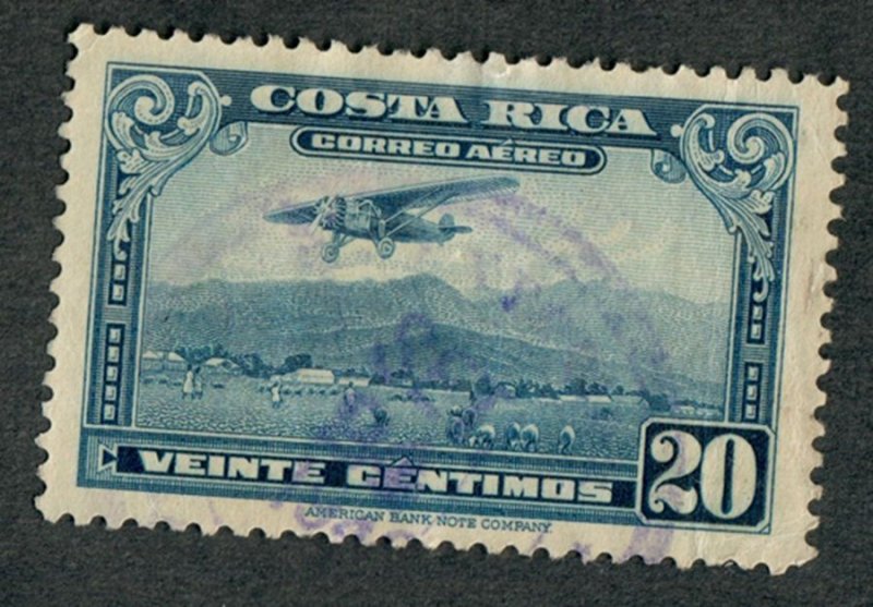 Costa Rica C18 used single