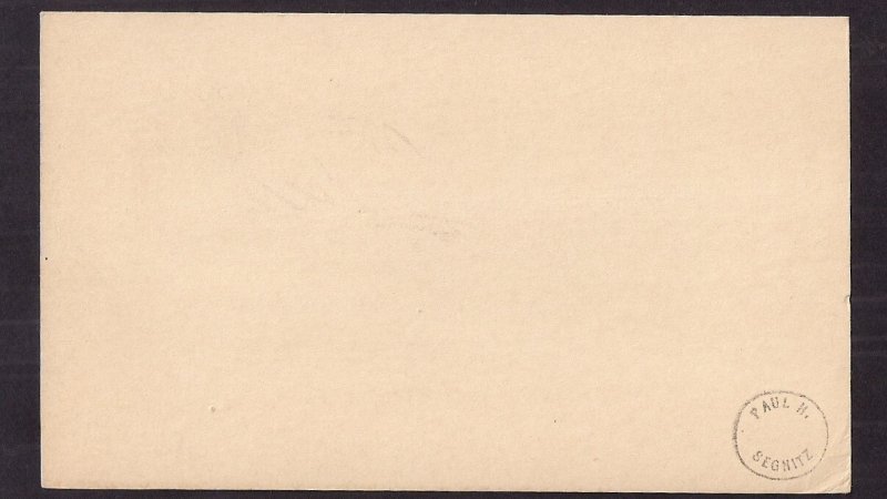 Pseudo-Machine cancel on #UX27 HARRISON NEBR FLAG PSEUDO Nov 29 1941 VF & clean!