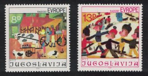 Yugoslavia Joy of Europe 2v 1981 MNH SC#1546-1547 SG#1999-2000