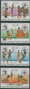 Cook Islands 1983 SG866-873 Scouts set MNH