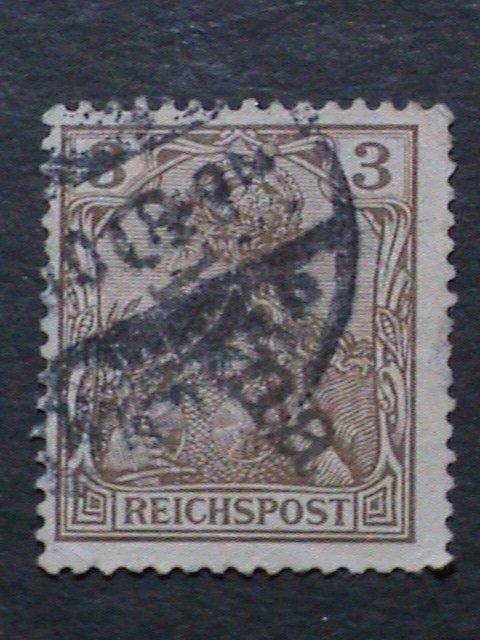 ​GERMANY-1898  BPP ERROR- OFFICE IN CHINA  USED VF 125 YEA