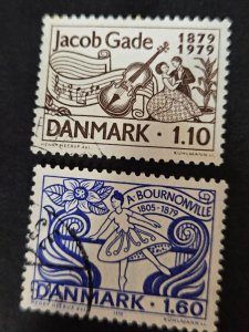 +Denmark #660-661       Used