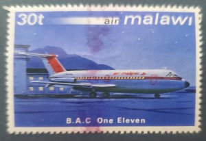 Malawi 185, 1972 B.A.C. One Eleven, beautiful stamp