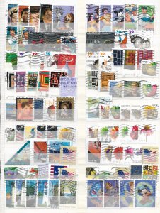 U.S. Collection 759 Diff. Commemoratives & Definitive Used 1992-2007 CV $225.00+