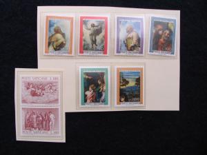 Vatican City – 1976 – Two (2) Sets – SC#’s 590-91 & 595-600 - MNH