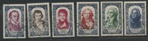 France #B249-B254 Used Single (Complete Set)