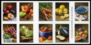 USA 5493a,5484-5493 Mint (NH) Fruits & Vegetables Block of 10