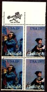 US Stamp #1629/31 MNH - American Bicentennial ZIP Block of 4