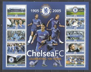 B0047 2005 Grenada Football Chelsea Mourinho Lampard Drogba Terry Robben Sh Mnh