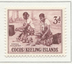 1963 English Colony British Colony COCOS KEELING ISLANDS 3d MH* A28P25F28346-