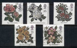 GB 1991 Roses, Flowers FU