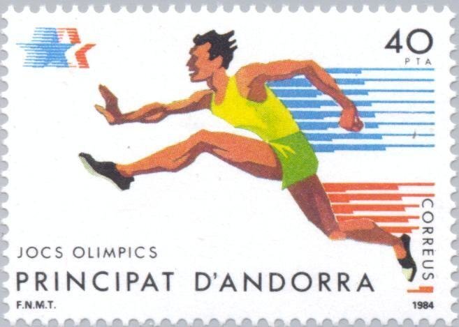 Andorra Spanish Post 1984 MNH Stamps Scott 164 Sport Olympic Games