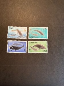 Faroe Island Stamp #208-11 never hinged