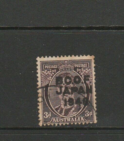 Australia BCOF Japan, 1946/7 3d Used, SG J3