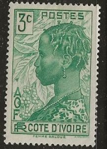 Ivory Coast ^ Scott # 114 - MH