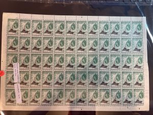 Falkland Islands, Scott 1L19 (SG G26), MNH complete pane of 60