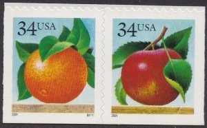 3494a Apple & Orange Pair MNH
