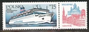 Poland Scott 2731 MNH** 1986 Ferryboat stamp