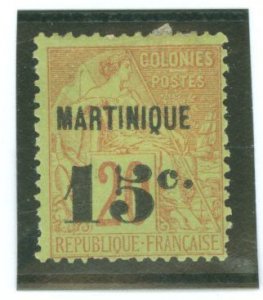 Martinique #18 Unused Single