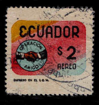 Ecuador Scott C458 Used Airmail stamp