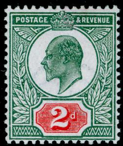 SG290 SPEC M13(1), 2d deep dull green & red, LH MINT. Cat £28.