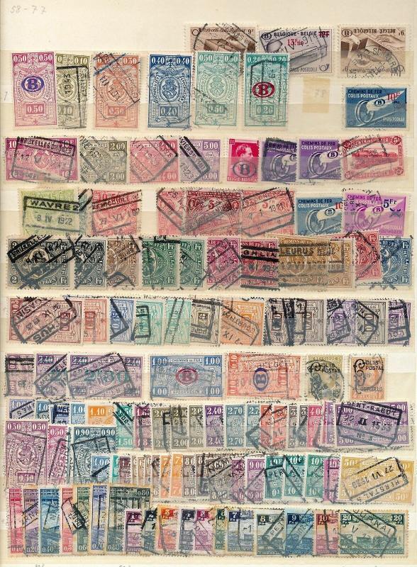 BELGIUM Early/Mid Mint &Used Collection Incl.Railway Appx 600 Items) GX769