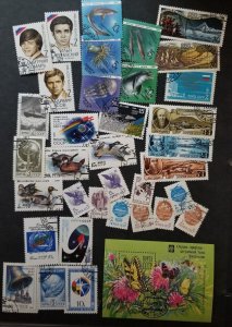 1991 RUSSIA USSR CCCP Used CTO Stamp Lot Collection T5721