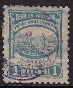 German 19th C. Local Post, Heidelberg #33, used, CV 4.00, See Description