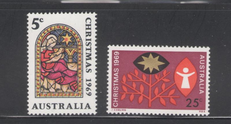 Australia 1969 Christmas # 466 - 467 MH