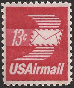 # C79 MINT NEVER HINGED WINGED LETTER