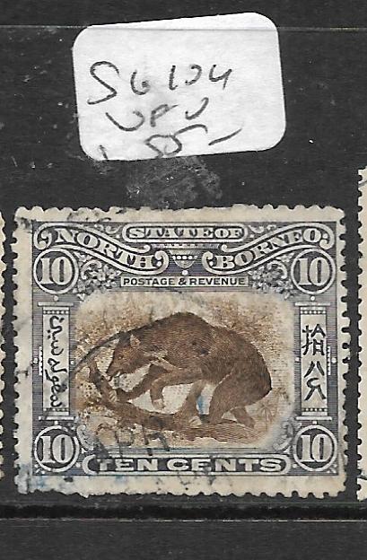 NORTH BORNEO (P0304B)  10C HONEY BEAR, BEE SG 104  VFU