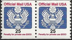 # O141 MINT NEVER HINGED EAGLE HOLDING ARROWS AND BRANCH