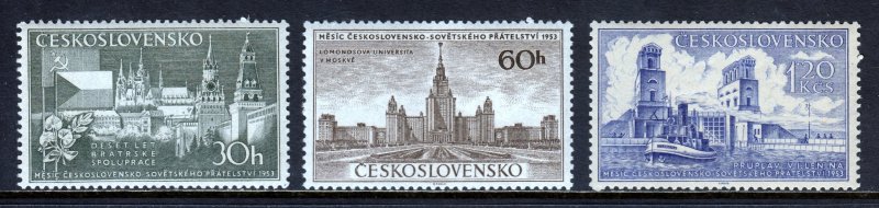 Czechoslovakia - Scott #621-623 - MNH - A few light bumps - SCV $6.05