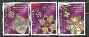 Romania MNH 4891-3 Romanian Orders 2006