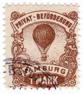 (I.B) Germany Local Post : Hamburg 1M