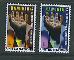 UN New York issue # 263-64 f-vf mint set