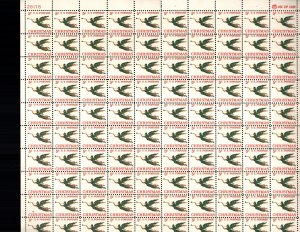 US 1276  full sheet of 100 MNH
