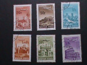 ​HUNGARY-AIRMAIL PLANE OVER HUNGARY  USED STAMPS VF WE SHIP TO WORLD WIDE