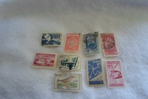 STAMPS FROM THE COUNTRY OF BRASIL ( 9 STAMPS )