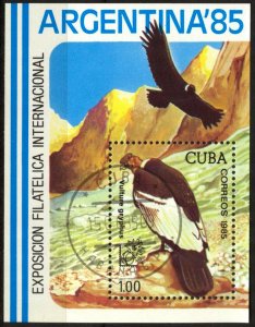 Caribbean 1984 Birds ARGENTINA '85 S/S Used / CTO