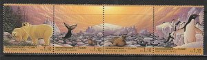 1993 UN-Geneva - Sc 243a - MNH VF - Strip of 4 - Environment - Climate